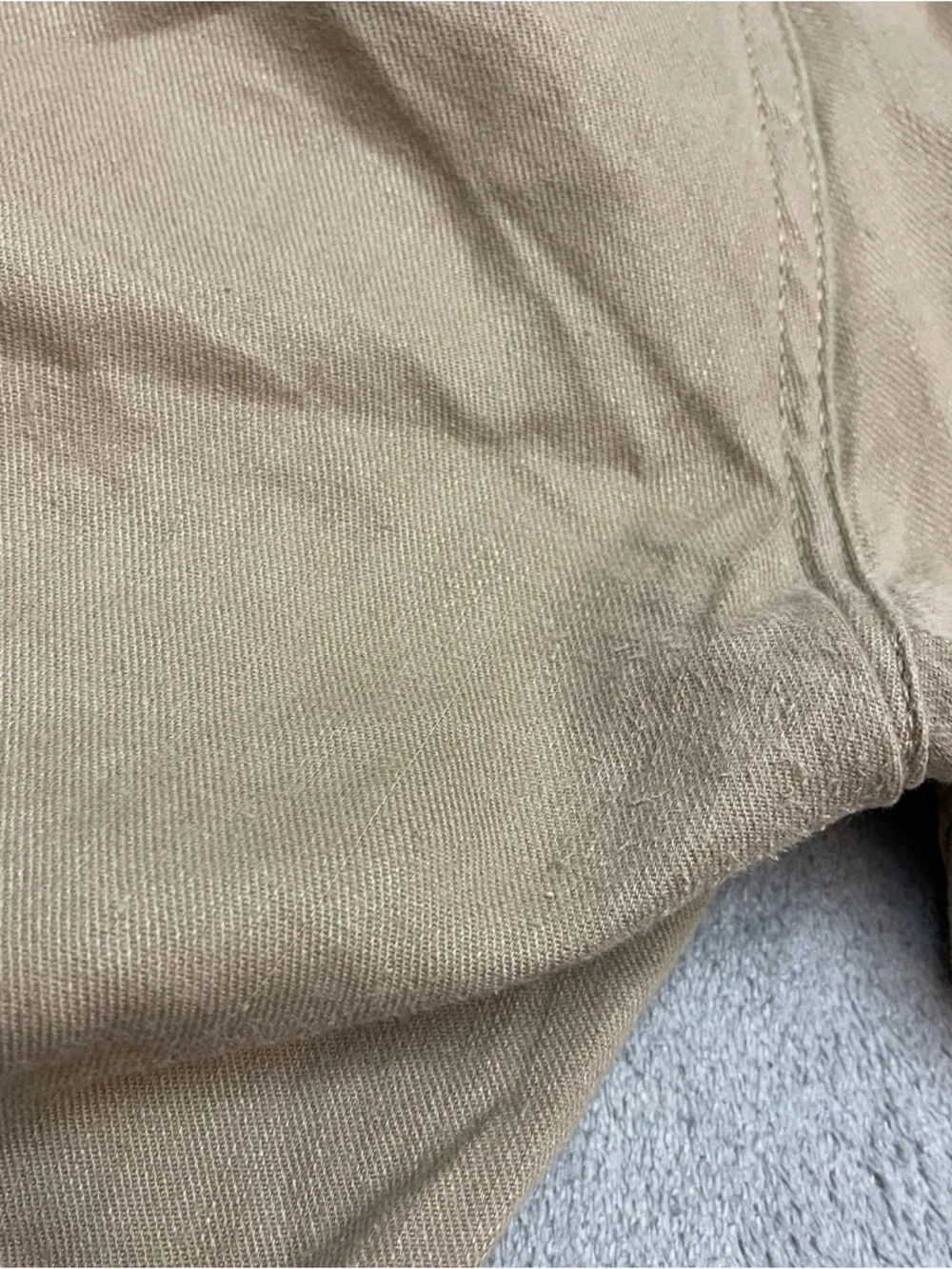 Banana Republic Traveler Linen Blend Pants Men 35x32 Tan